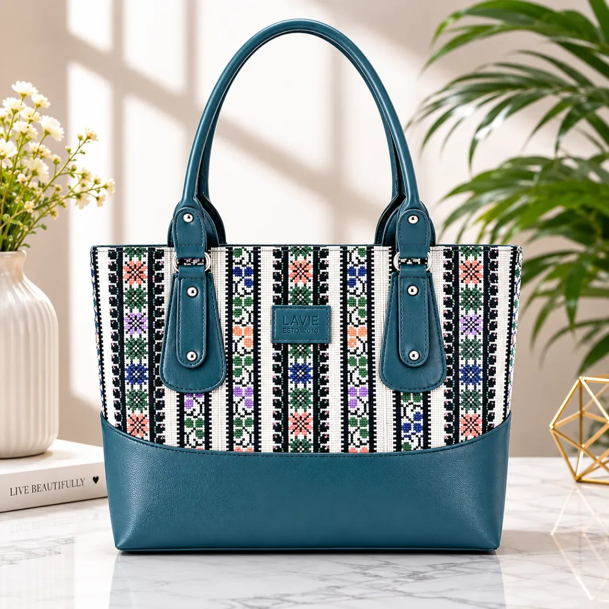 Handbag with Spacious Compartments for Office, Shopping & Daily Use